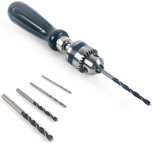 Portable hand drill with jaw - hand,