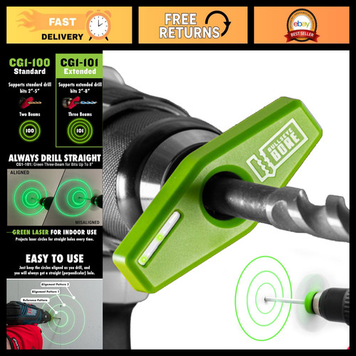 Magnetic green laser drill - green,
